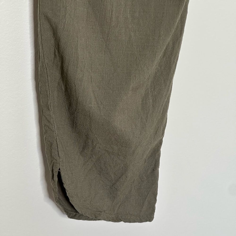 Marine Layer Women's Tencel Allison Pant in Dusty Olive Size Medium - Picture 7 of 11